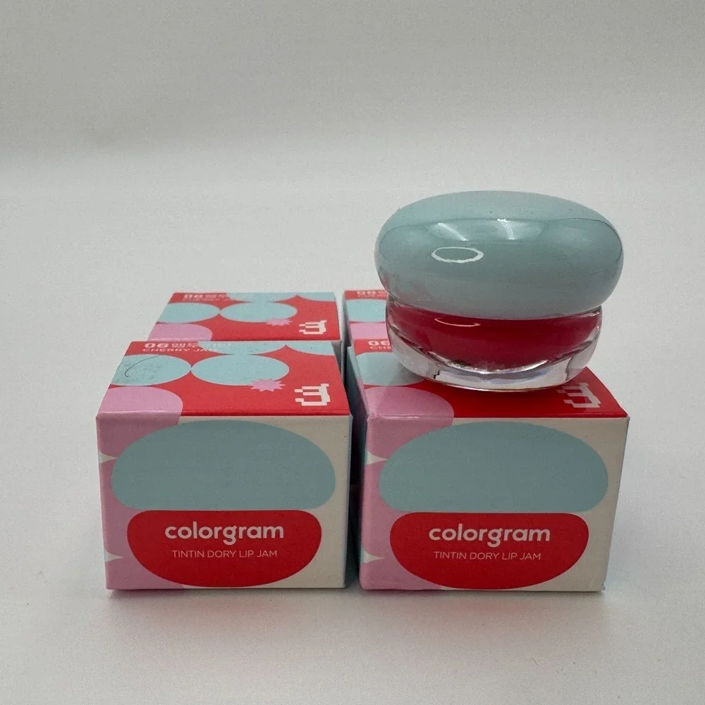 Colorgram Tintin Dory Lip Jam 06 Cherry Jam Kbeauty Set Of 4 NIB